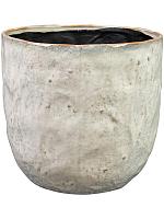 Кашпо Brian pot ivory D23 H22 см