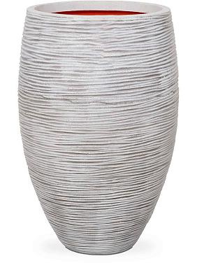 Кашпо Capi nature rib nl vase elegant deluxe ivory Кашпо Capi nature rib nl vase elegant deluxe ivory