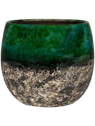 Кашпо Lindy pot green black Кашпо Lindy pot green black
