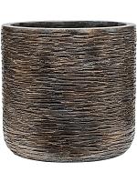 Кашпо Baq luxe lite universe wrinkle cylinder bronze D23 H22 см Кашпо Baq luxe lite universe wrinkle cylinder bronze D23 H22 см