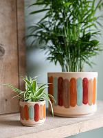 Кашпо Anna pot striped D14 H13 см