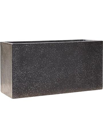 Кашпо Baq terrazzo rectangle black Кашпо Baq terrazzo rectangle black