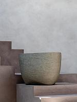 Кашпо Ruvido organic clay D93 H70 см