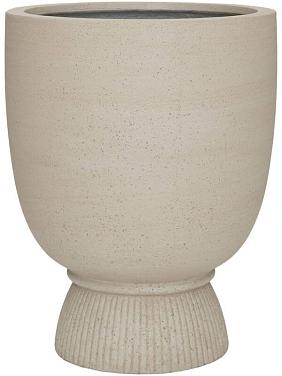 Кашпо Cement & stone jola high l beige washed Кашпо Cement & stone jola high l beige washed