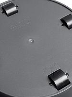 Кашпо Brussels® round wheels anthracite D39 H37 см