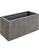Кашпо Grigio box with wheels natural concrete L90 W40 H40 см