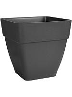 Кашпо Vibia campana square anthracite L29 W29 H28 см