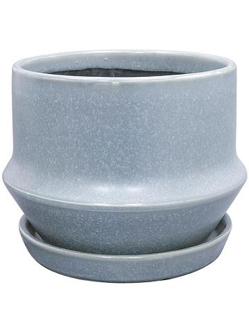 Кашпо с поддоном Jent pot with saucer sky Кашпо с поддоном Jent pot with saucer sky