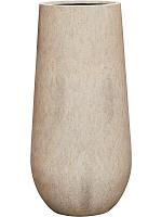 Кашпо Mineral nax l travertine beige D50 H100 см