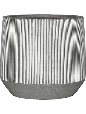 Кашпо Ridged harith l, white stripe Кашпо Ridged harith l, white stripe