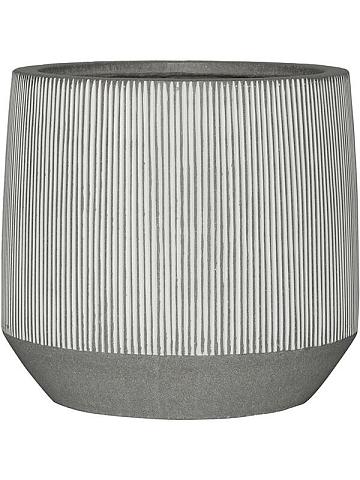 Кашпо Ridged harith s, white stripe Кашпо Ridged harith s, white stripe