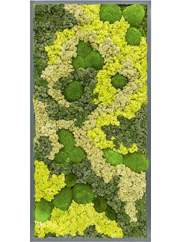 Картина из мха mdf ral 7016 satin gloss 30% ball moss 70% reindeer moss (mix) Картина из мха mdf ral 7016 satin gloss 30% ball moss 70% reindeer moss (mix)