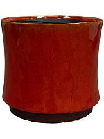 Кашпо Nolan pot red D21 H20 см