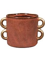 Кашпо Bianca pot coral D11 H9 см