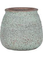 Кашпо Mediterranean hestia s, rustic green D32 H28 см