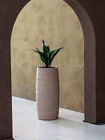 Кашпо Bordo modern vase sand D30 H70 см