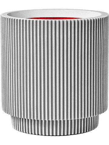 Кашпо Capi nature groove nl vase cylinder ivory Кашпо Capi nature groove nl vase cylinder ivory