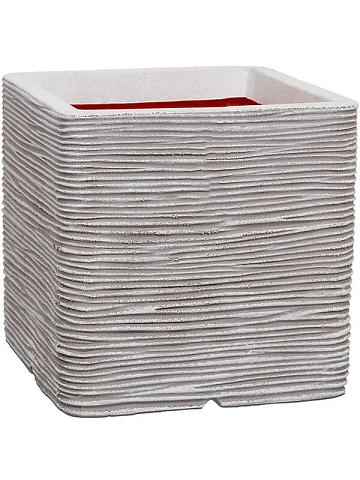 Кашпо Capi nature rib nl planter square ivory Кашпо Capi nature rib nl planter square ivory
