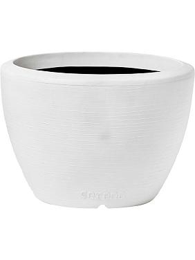 Кашпо Capi arc granite planter ball white Кашпо Capi arc granite planter ball white