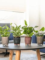 Кашпо Kaat pot petrol D8 H8 см