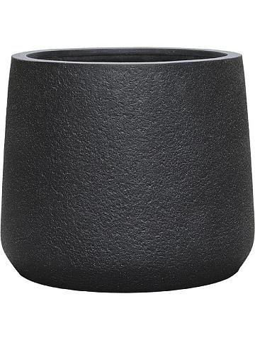 Кашпо Granite patt s midnight black