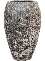 Кашпо Baq lava emperor relic black D45 H75 см