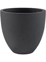 Кашпо Grigio egg pot anthracite D50 H45 см