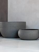 Кашпо Terreno low balloon clay D40 H18 см