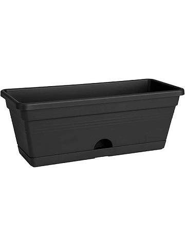 Кашпо Green basics trough mini living black Кашпо Green basics trough mini living black