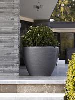 Кашпо Capi arc granite planter ball anthracite D114 H90 см