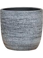 Кашпо Magna pot dark grey D14 H14 см