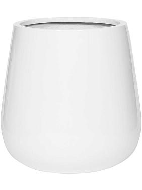 Кашпо Fiberstone pax m glossy white Кашпо Fiberstone pax m glossy white