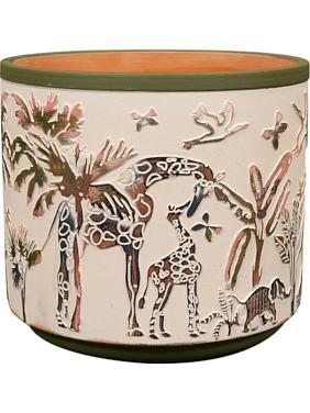 Кашпо Designed by lammie pot safari wildlife Кашпо Designed by lammie pot safari wildlife