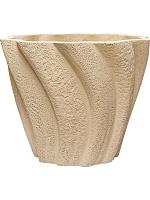Кашпо Drift pot cream D40 H32 см