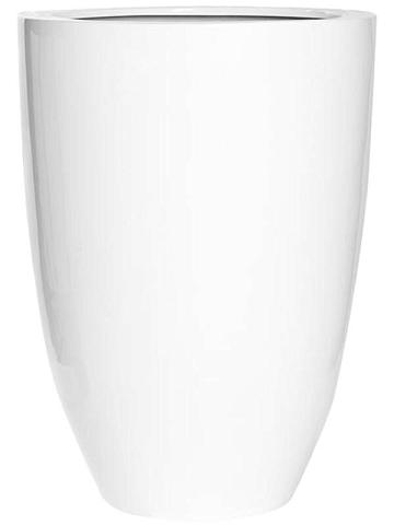 Кашпо Fiberstone ben xl glossy white Кашпо Fiberstone ben xl glossy white