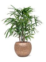 Кашпо Baq opus hammered globe gold (с техническим горшком) D40 H32 см