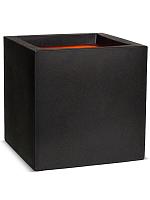 Кашпо Capi urban smooth nl pot square black L50 W50 H50 см