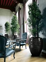 Кашпо Laos emperor black D54 H67 см