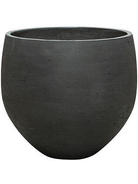Кашпо Rough orb m black washed Кашпо Rough orb m black washed