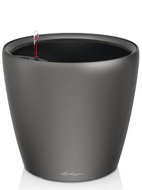 Кашпо Lechuza Classico LS (антрацитовый металлик)