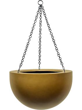 Кашпо подвесное Baq gradient hanging bowl matt honey