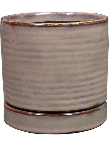 Кашпо с поддоном Lana pot with saucer deep purple Кашпо с поддоном Lana pot with saucer deep purple