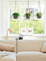 Кашпо подвесное Brussels® hanging basket anthracite D22 H18 см Кашпо подвесное Brussels® hanging basket anthracite D22 H18 см