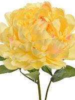 Пион желтый искусственный H56 см Пион желтый искусственный H56 см