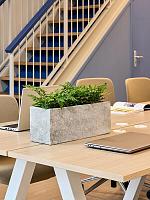 Кашпо Coast mountains rectangle planter dusty grey L43 W14 H16 см