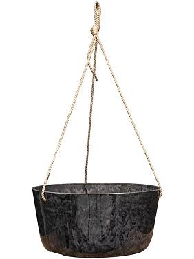 Кашпо подвесное Palermo hanger marble grey Кашпо подвесное Palermo hanger marble grey