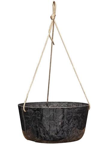 Кашпо подвесное Palermo hanger marble grey Кашпо подвесное Palermo hanger marble grey