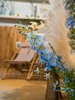 Дельфиниум голубой искусственный W15 H95 см