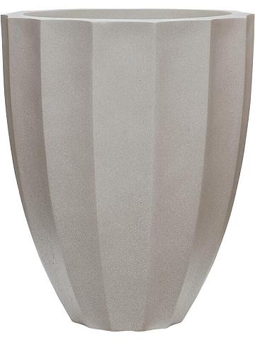 Кашпо Striata urban partner urban cement grey