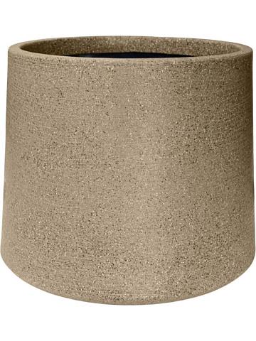 Кашпо Capi arc granite sandbag medium warm taupe Кашпо Capi arc granite sandbag medium warm taupe